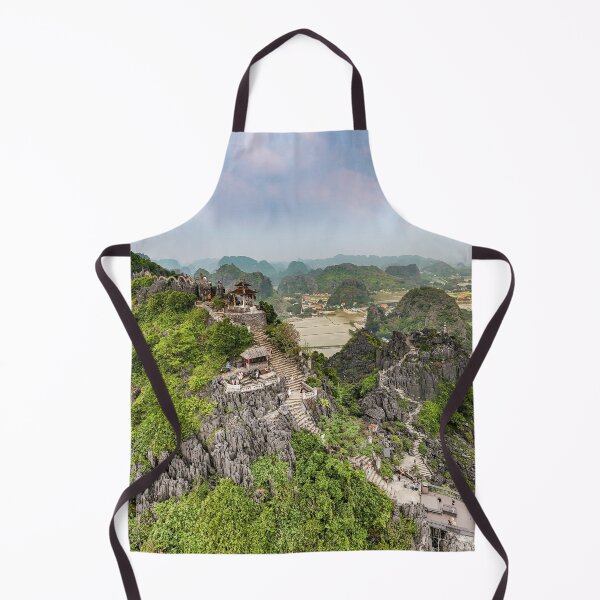 Item preview, Lying Dragon Mountain Aerial - Mua Caves Summit | Epic Ninh Binh, Vietnam Drone Art designed and sold by Ross.A.Campbell.