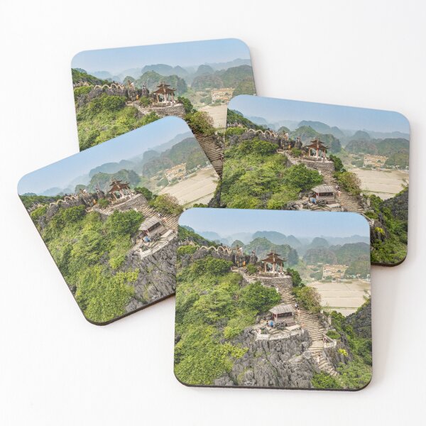 Item preview, Lying Dragon Mountain Aerial - Mua Caves Summit | Epic Ninh Binh, Vietnam Drone Art designed and sold by Ross.A.Campbell.
