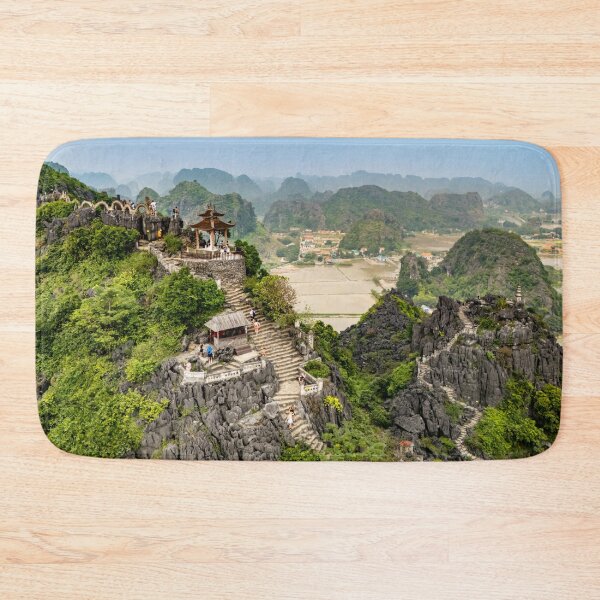 Item preview, Lying Dragon Mountain Aerial - Mua Caves Summit | Epic Ninh Binh, Vietnam Drone Art designed and sold by Ross.A.Campbell.