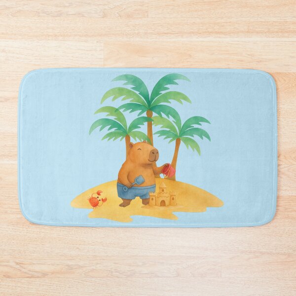 Item preview, Sunny Sandcastle Capybara designed and sold by Ivy-Triggs.