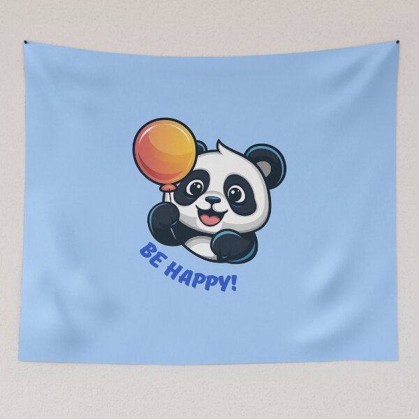 Item preview, Cute Panda With Balloon designed and sold by ArunDandiboina.