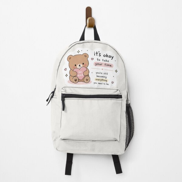 Item preview, It’s Okay to Take Your Time Sticker – Cute Self Care Bear designed and sold by Digital_products_0111.