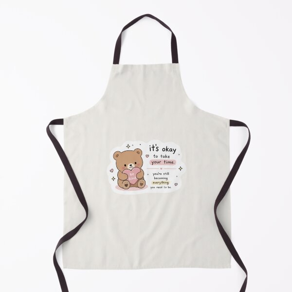 Item preview, It’s Okay to Take Your Time Sticker – Cute Self Care Bear designed and sold by Digital_products_0111.