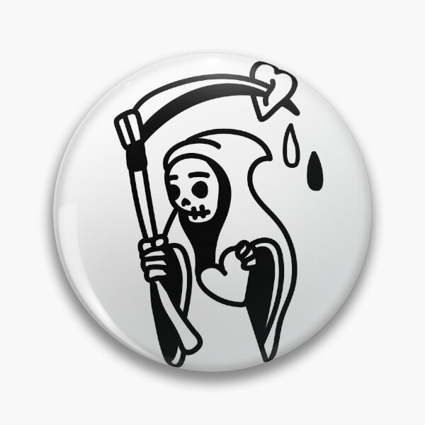 Artikelvorschau, Grim Reaper Kapuzen-Tattoo-Vorlage im düsteren Gothic-Stil entworfen und verkauft von villacruz.