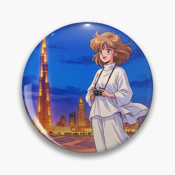 Item preview, Dubai Retro Vintage Travel Poster | UAE Skyline City Art Print designed and sold by Edszart.