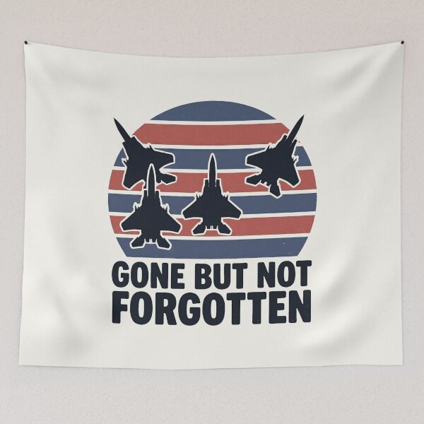 Item preview, Gone But Not Forgotten Military Jet Formation designed and sold by SplashTastic.