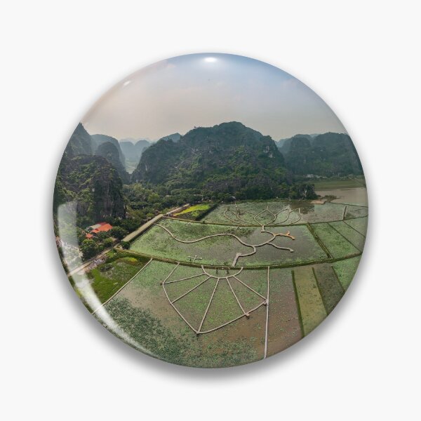 Item preview, Hang Mua Peak Aerial - Ninh Binh Panoramic View | Epic Vietnam Drone Landscape Art designed and sold by Ross.A.Campbell.