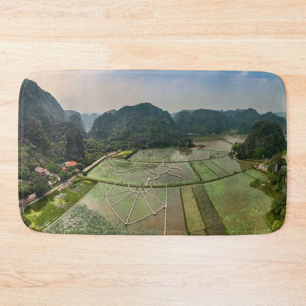 Item preview, Hang Mua Peak Aerial - Ninh Binh Panoramic View | Epic Vietnam Drone Landscape Art designed and sold by Ross.A.Campbell.