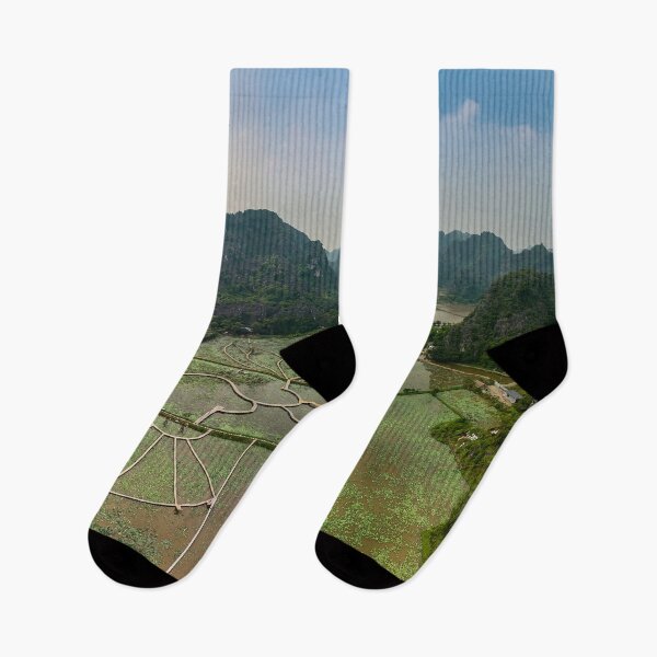 Item preview, Hang Mua Peak Aerial - Ninh Binh Panoramic View | Epic Vietnam Drone Landscape Art designed and sold by Ross.A.Campbell.
