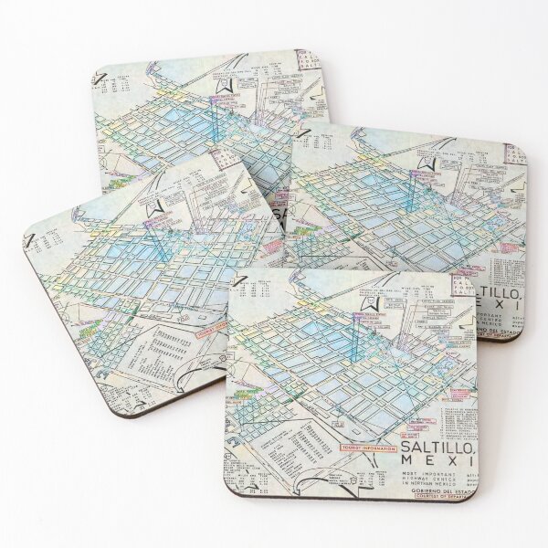 Item preview, Saltillo old map designed and sold by bascconut.