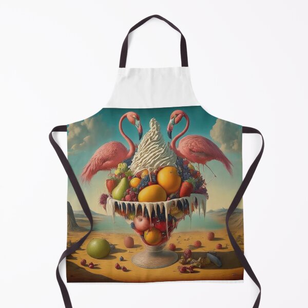 Item preview, Flamingo Oasis – Weirdcore Dessert Landscape designed and sold by EchoWave11.