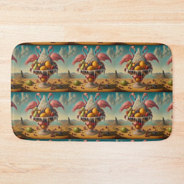 Item preview, Flamingo Oasis – Weirdcore Dessert Landscape designed and sold by EchoWave11.