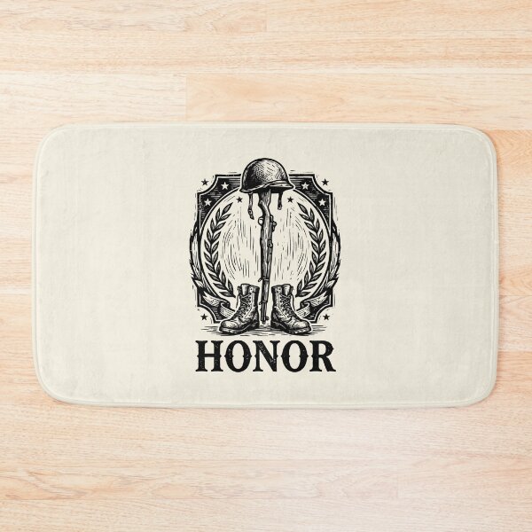 Item preview, Fallen Soldier Battlefield Cross Remembrance Veteran Tribute designed and sold by SplashTastic.