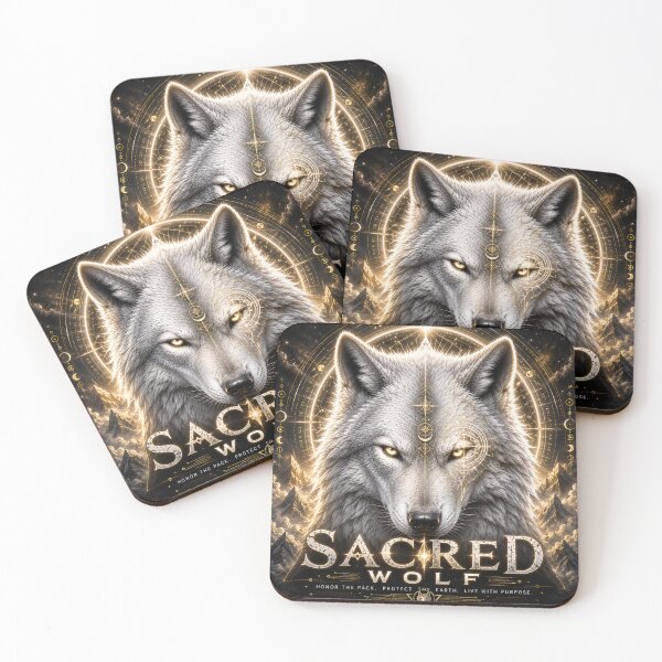 Item preview, Sacred Wolf designed and sold by RiteshCenter.