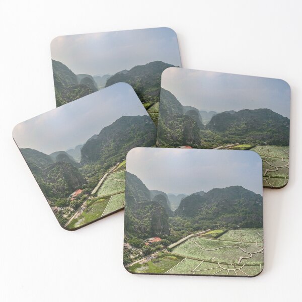Item preview, Hang Mua Peak Aerial - Ninh Binh Panoramic View | Epic Vietnam Drone Landscape Art designed and sold by Ross.A.Campbell.