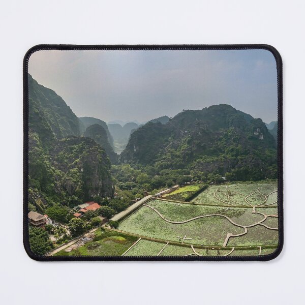 Item preview, Hang Mua Peak Aerial - Ninh Binh Panoramic View | Epic Vietnam Drone Landscape Art designed and sold by Ross.A.Campbell.