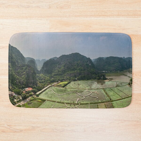 Item preview, Hang Mua Peak Aerial - Ninh Binh Panoramic View | Epic Vietnam Drone Landscape Art designed and sold by Ross.A.Campbell.