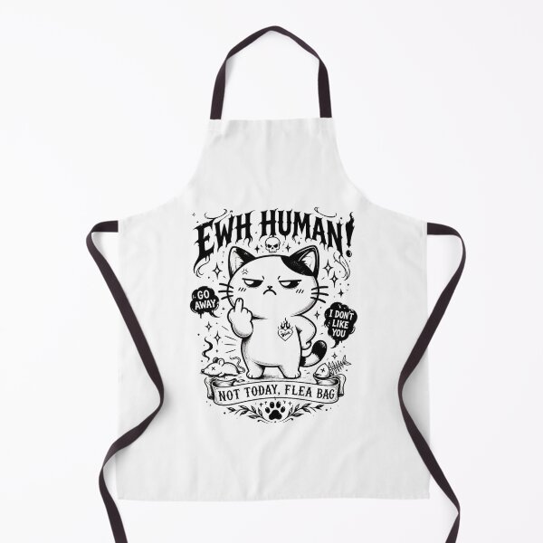 Item preview, Funny Grumpy Cat Tattoo Design – “Eww Human” Cute Sarcastic Cartoon Art designed and sold by TIGER-GEMINI.