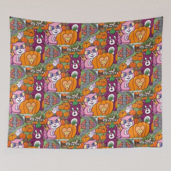 Item preview, Magical Pumpkin Patch Adventure with Cute Bears designed and sold by dyrestald.