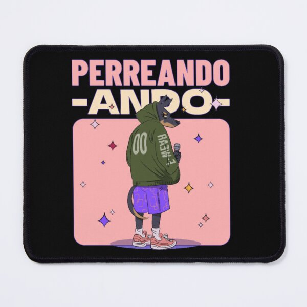 Item preview, PERREANDO ANDO - Urban Reggaeton Dog Art designed and sold by GenZFashion000.