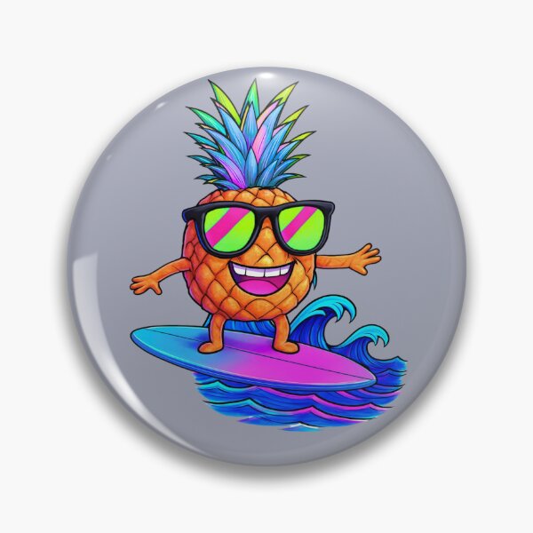 Item preview, Pineapple on the wave designed and sold by Aimetoi.
