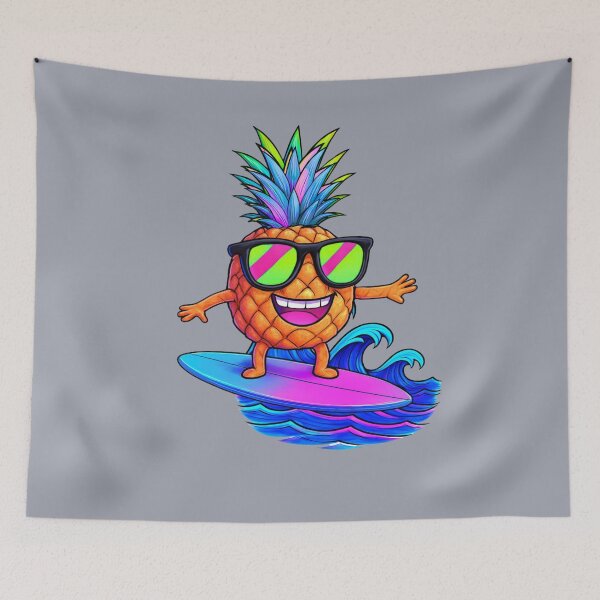 Item preview, Pineapple on the wave designed and sold by Aimetoi.