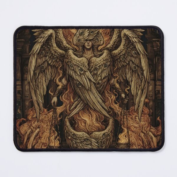 Item preview, Ancient Angel Warrior Fantasy Illustration designed and sold by Peac7e.