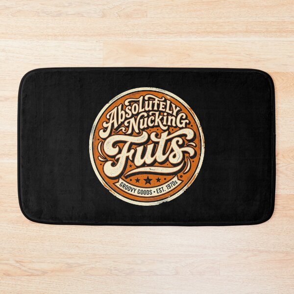 Item preview, Absolutely Nucking Futs 70s Aesthetic Groovy Typography designed and sold by SplashTastic.