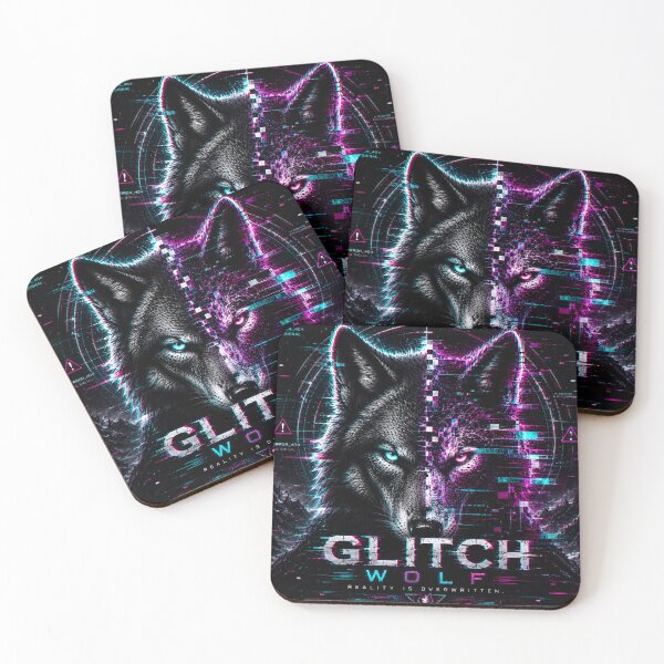Item preview, Glitch Wolf designed and sold by RiteshCenter.