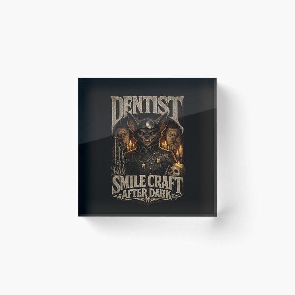 Item preview, Gothic Bat Dentist Shirt, Horror Dentist Halloween Design, Dark Academia Dental Hygienist Gift, Smile Craft After Dark Gothic Medical Tee designed and sold by ClinicalHubs.