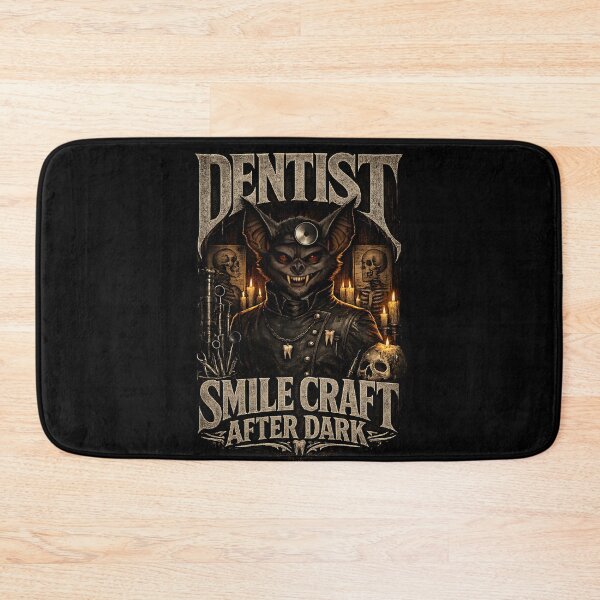 Item preview, Gothic Bat Dentist Shirt, Horror Dentist Halloween Design, Dark Academia Dental Hygienist Gift, Smile Craft After Dark Gothic Medical Tee designed and sold by ClinicalHubs.