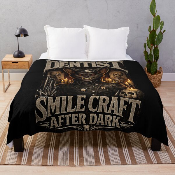 Item preview, Gothic Bat Dentist Shirt, Horror Dentist Halloween Design, Dark Academia Dental Hygienist Gift, Smile Craft After Dark Gothic Medical Tee designed and sold by ClinicalHubs.