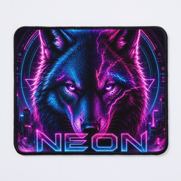 Item preview, Neon Wolf designed and sold by RiteshCenter.
