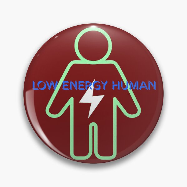 Item preview, Low Energy Human – Minimal Power Icon designed and sold by ChernivtsiSkoda.