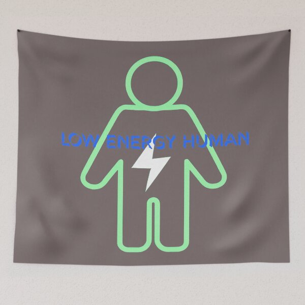 Item preview, Low Energy Human – Minimal Power Icon designed and sold by ChernivtsiSkoda.