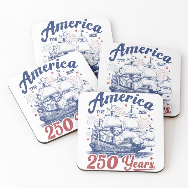 Item preview, Funny boat 250 Years America 250 1776 2026 250th Anniversary US Flag  designed and sold by Patchina.