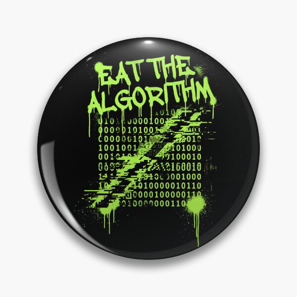 Item preview, Eat the Algorithm Glitch Tech Rebellion Hacker Aesthetic designed and sold by SplashTastic.