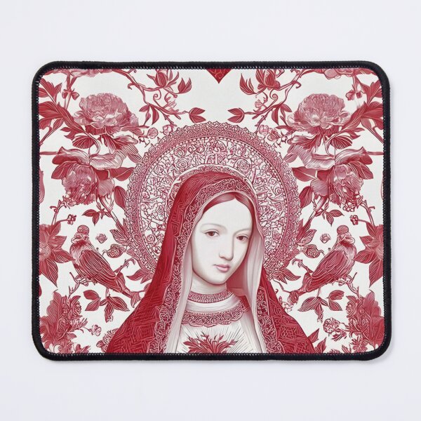 Item preview, Sacred Heart Virgin Mary Illustration designed and sold by Peac7e.