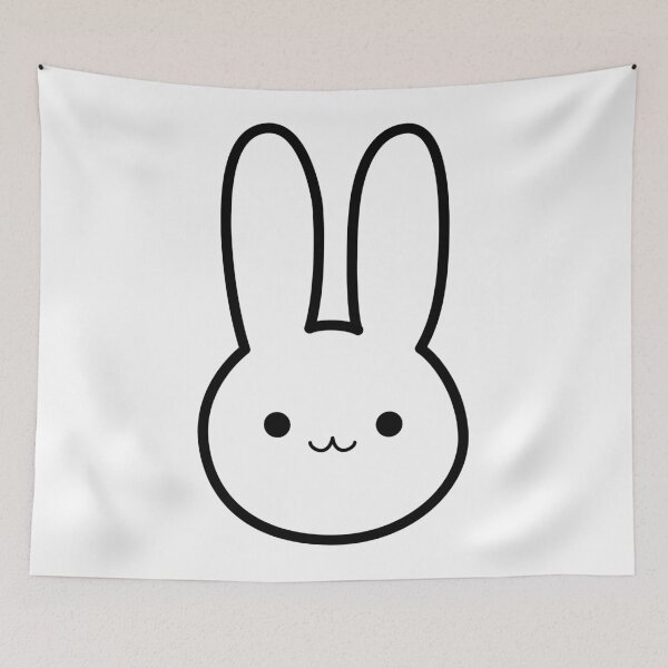 Item preview, Yoasobi Bunny Kawaii White Rabbit Japanese Music Fan Art designed and sold by villacruz.