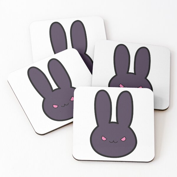 Item preview, Yoasobi Mad Bunny Dark Kawaii Angry Rabbit Fan Art Sticker designed and sold by villacruz.
