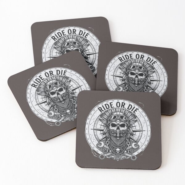 Item preview, Ride or Die Celestial Skull – Vintage Mechanic & Biker Art -  V02 designed and sold by TIGER-GEMINI.