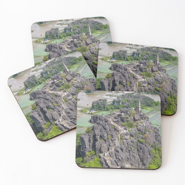 Item preview, Small Pagoda at Heaven's Gate - Mua Caves Summit | Vertical Ninh Binh Vietnam Zen Art designed and sold by Ross.A.Campbell.