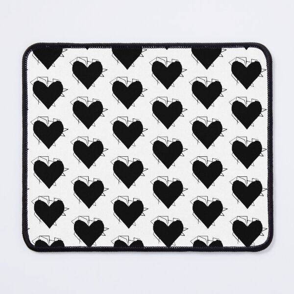 Item preview, Yoasobi Heart Black Minimal Japanese Music Aesthetic Art designed and sold by villacruz.
