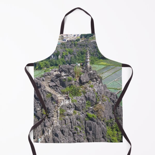 Item preview, Small Pagoda at Heaven's Gate - Mua Caves Summit | Vertical Ninh Binh Vietnam Zen Art designed and sold by Ross.A.Campbell.