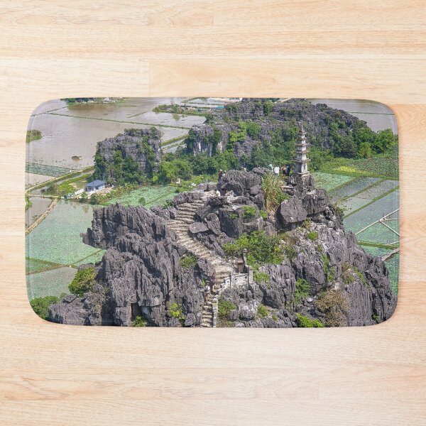 Item preview, Small Pagoda at Heaven's Gate - Mua Caves Summit | Vertical Ninh Binh Vietnam Zen Art designed and sold by Ross.A.Campbell.