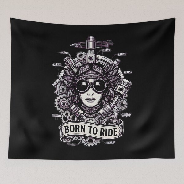 Item preview, Born to Ride | Bikers designed and sold by TIGER-GEMINI.