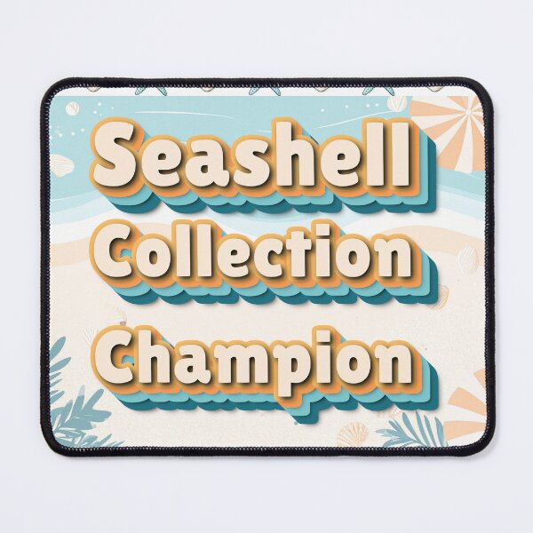 Item preview, Seashell Collection Champion — Funny Beach Summer Gift designed and sold by DonnaRaine.