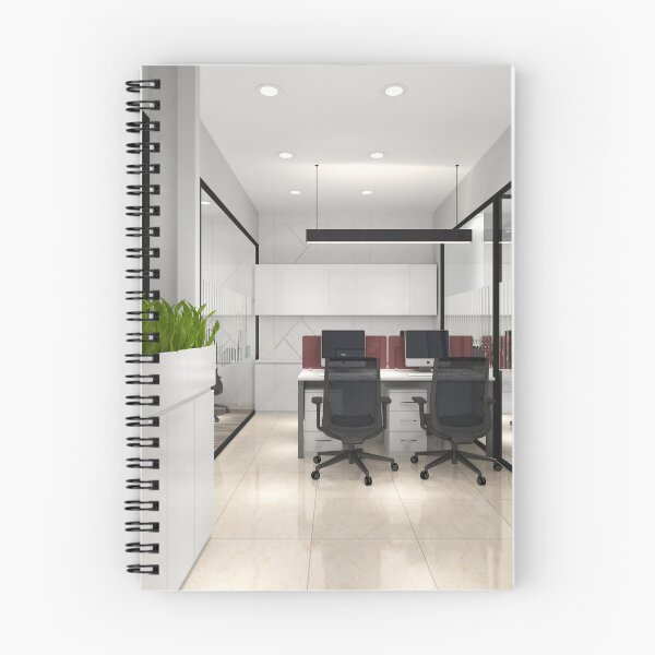 Item preview, Modern Glass-Partitioned Office Workspace with Indoor Planter designed and sold by ruchikadesigns.