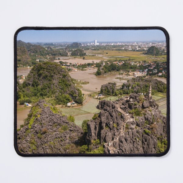 Item preview, Small Pagoda at Heaven's Gate - Mua Caves Summit | Vertical Ninh Binh, Vietnam Zen Art designed and sold by Ross.A.Campbell.