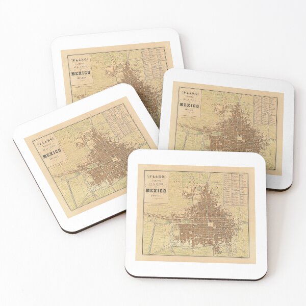 Item preview, Mexico City Map 1858 designed and sold by bascconut.